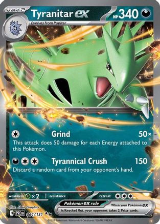 Tyranitar ex 64 - Holofoil