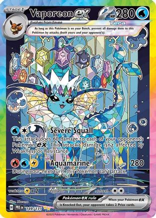 Vaporeon ex - 149/131 149 - Holofoil