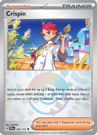 Crispin - 105/131 (Poke Ball Pattern) 105 - Holofoil