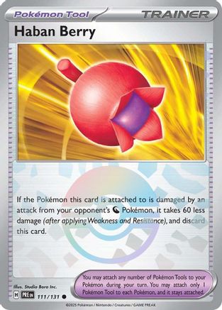 Haban Berry (Poke Ball Pattern) 111 - Holofoil