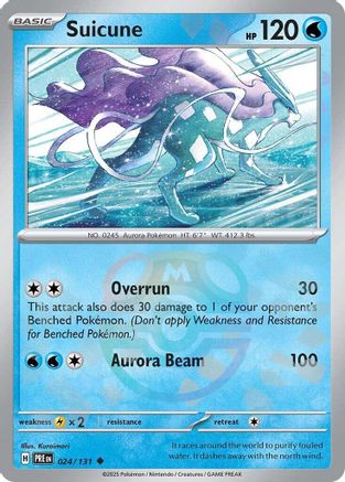 Suicune (Master Ball Pattern) 24 - Holofoil