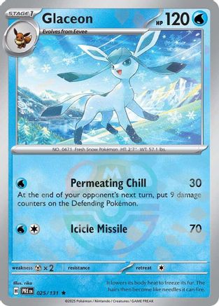 Glaceon (Master Ball Pattern) 25 - Holofoil