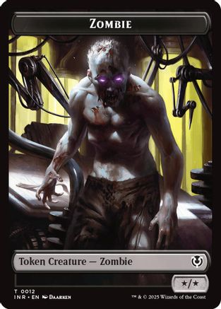 Zombie (0011) // Zombie (0012) Double-Sided Token (INR-11 // 12) -  Foil