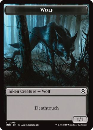 Wolf (0009) // Wolf (0018) Double-Sided Token (INR-9 // 18) -