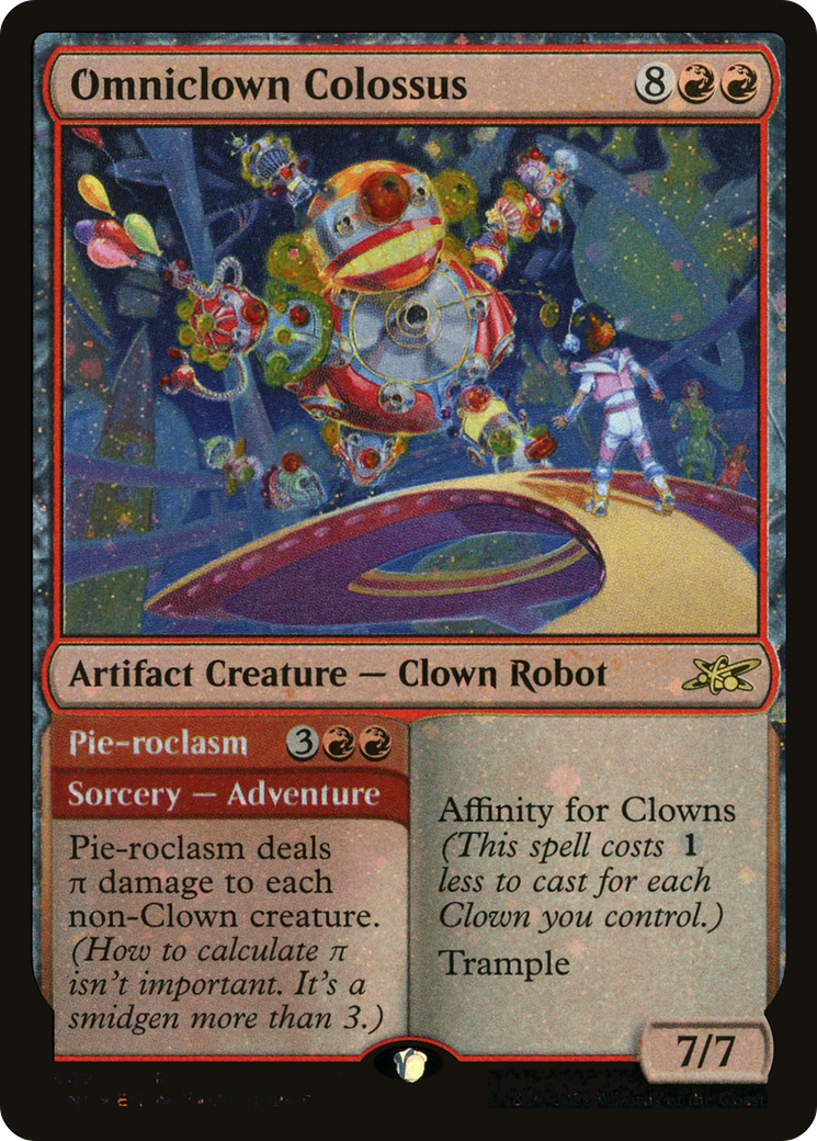 Omniclown Colossus // Pie-roclasm (UNF-402) -  Foil