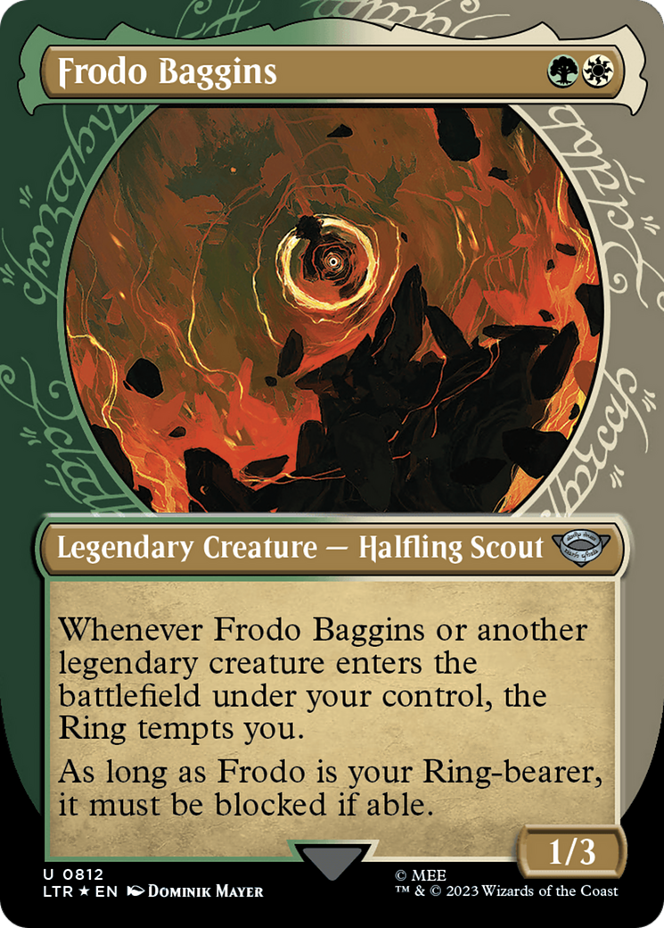 Frodo Baggins (LTR-812) - : (Showcase) (Borderless) Foil