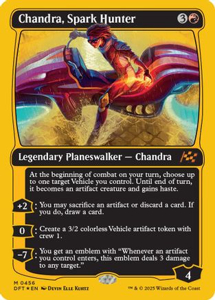 Chandra, Spark Hunter (First-Place Foil) (DFT-456) -  Foil