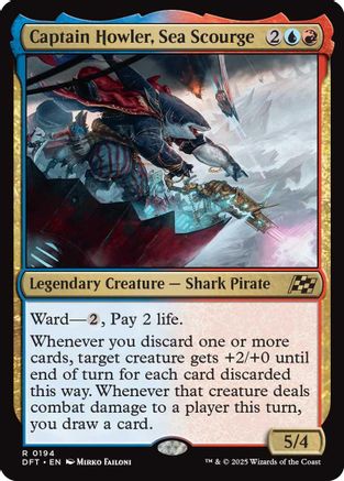 Captain Howler, Sea Scourge (DFT-194) -  Foil