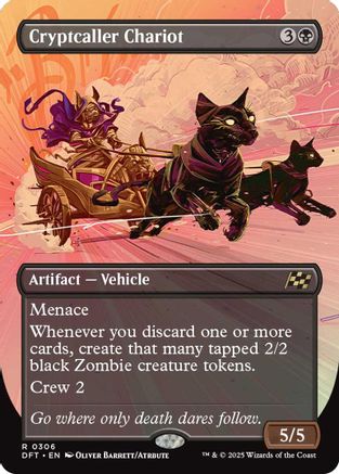 Cryptcaller Chariot (Borderless) (DFT-306) -  Foil