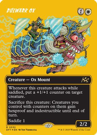 Bulwark Ox (Borderless) (First-Place Foil) (DFT-532) -  Foil