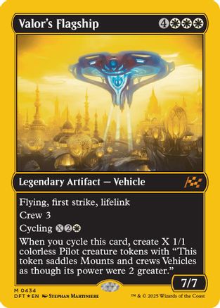 Valor's Flagship (First-Place Foil) (DFT-434) -  Foil