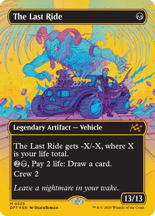 The Last Ride (Borderless) (First-Place Foil) (DFT-525) -  Foil