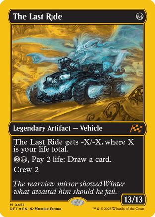 The Last Ride (First-Place Foil) (DFT-451) -  Foil