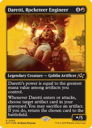 Daretti, Rocketeer Engineer (First-Place Foil) (DFT-458) -  Foil