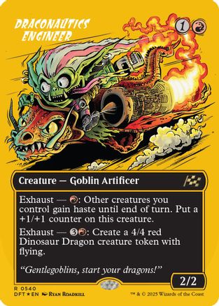 Draconautics Engineer (Borderless) (First-Place Foil) (DFT-540) -  Foil