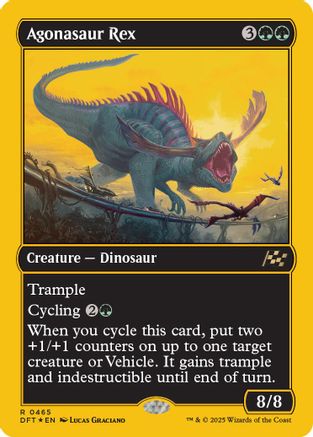 Agonasaur Rex (First-Place Foil) (DFT-465) -  Foil