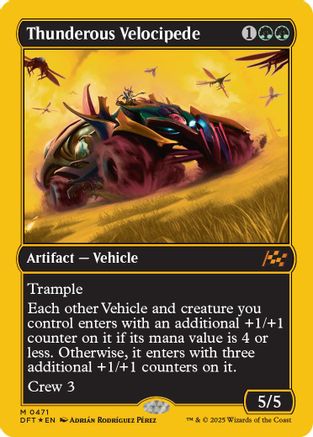 Thunderous Velocipede (First-Place Foil) (DFT-471) -  Foil