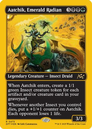 Aatchik, Emerald Radian (First-Place Foil) (DFT-473) -  Foil