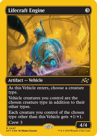 Lifecraft Engine (First-Place Foil) (DFT-497) -  Foil