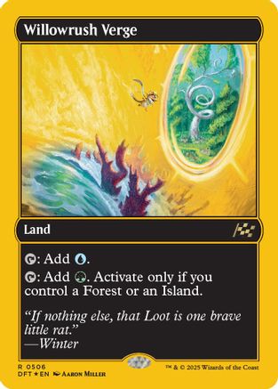 Willowrush Verge (First-Place Foil) (DFT-506) -  Foil