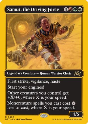 Samut, the Driving Force (First-Place Foil) (DFT-492) -  Foil