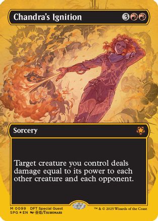 Chandra's Ignition (Borderless) (First-Place Foil) (SPG-099) -  Foil