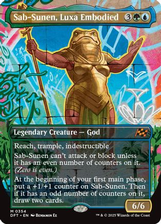 Sab-Sunen, Luxa Embodied (Borderless) (DFT-354) -  Foil