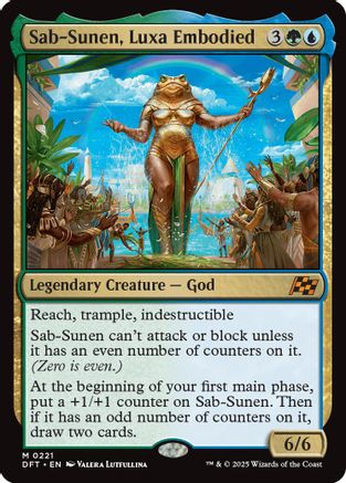 Sab-Sunen, Luxa Embodied (DFT-221) -  Foil