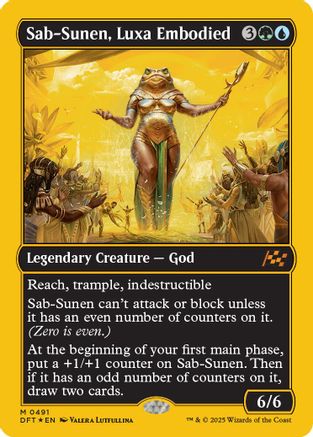 Sab-Sunen, Luxa Embodied (First-Place Foil) (DFT-491) -  Foil