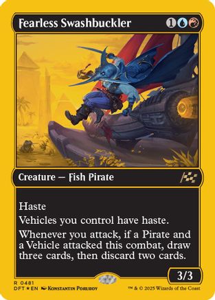 Fearless Swashbuckler (First-Place Foil) (DFT-481) -  Foil