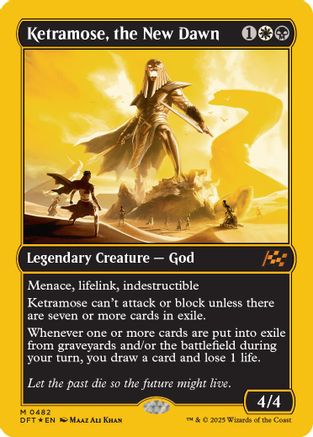 Ketramose, the New Dawn (First-Place Foil) (DFT-482) -  Foil