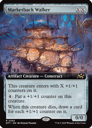 Marketback Walker (Extended Art) (DFT-393) -  Foil