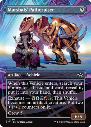 Marshals' Pathcruiser (Borderless) (DFT-330) -  Foil