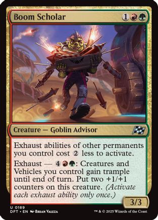 Boom Scholar (DFT-189) -  Foil