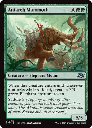 Autarch Mammoth (DFT-153) -  Foil