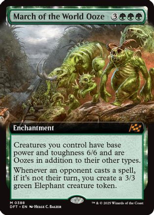 March of the World Ooze (Extended Art) (DFT-388) -