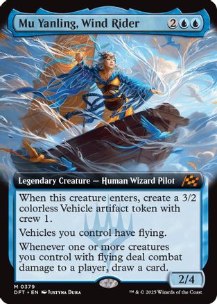 Mu Yanling, Wind Rider (Extended Art) (DFT-379) -  Foil