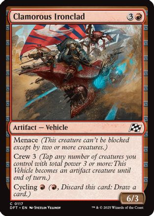 Clamorous Ironclad (DFT-117) -  Foil