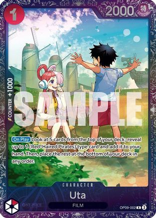 Uta (Treasure Cup 2025) (OP09-002) - One Piece Promotion Cards Foil