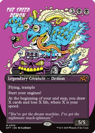 The Speed Demon (Borderless) (DFT-339) -  Foil