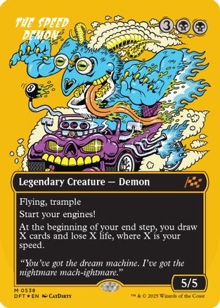 The Speed Demon (Borderless) (First-Place Foil) (DFT-538) -  Foil