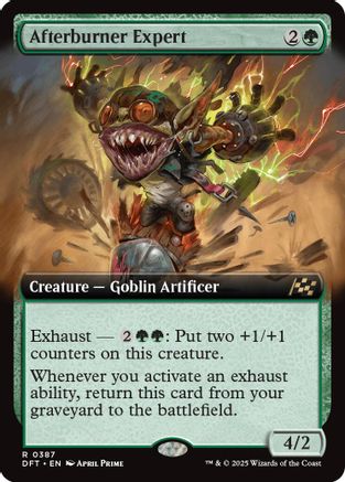 Afterburner Expert (Extended Art) (DFT-387) -  Foil