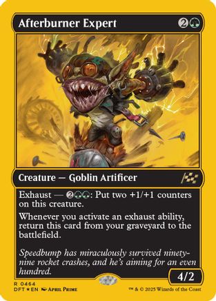 Afterburner Expert (First-Place Foil) (DFT-464) -  Foil