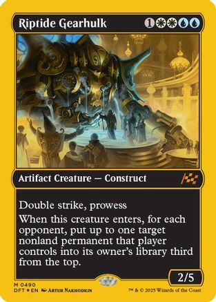 Riptide Gearhulk (First-Place Foil) (DFT-490) -  Foil