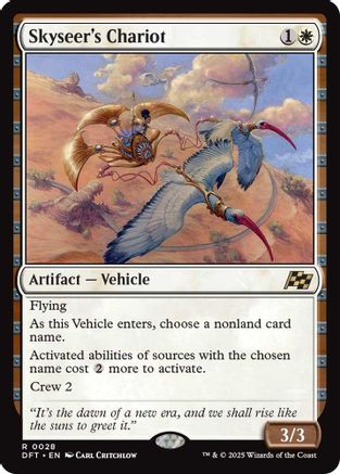 Skyseer's Chariot (DFT-028) -  Foil