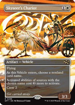 Skyseer's Chariot (Borderless) (DFT-296) -  Foil