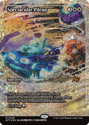 Spectacular Pileup (Showcase) (Fracture Foil) (DFT-408) -  Foil