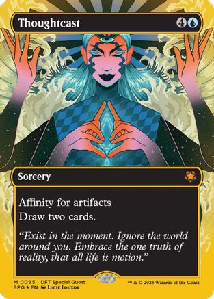 Thoughtcast (Borderless) (First-Place Foil) (SPG-095) -  Foil