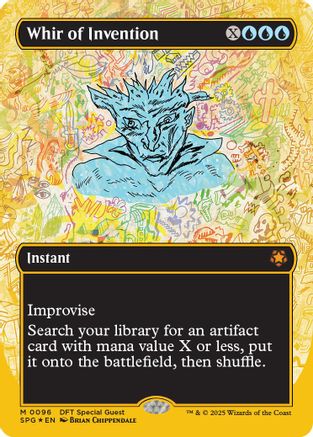 Whir of Invention (Borderless) (First-Place Foil) (SPG-096) -  Foil