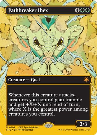 Pathbreaker Ibex (Borderless) (First-Place Foil) (SPG-101) -  Foil